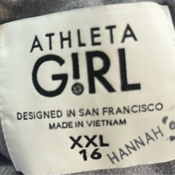 Athleta girl ice storm full zip jacket XXL  extra extra large 16 - Picture 8 of 8